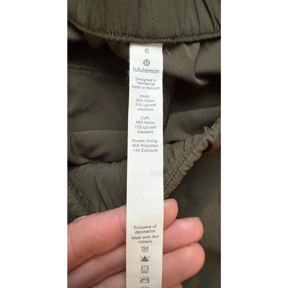 LULULEMON On The Fly Jogger Luxtreme Active Joggers W5CPJS Size 6 - Picture 5 of 7